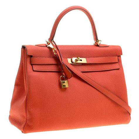 HERMES Togo Kelly Retourne 35 Gold